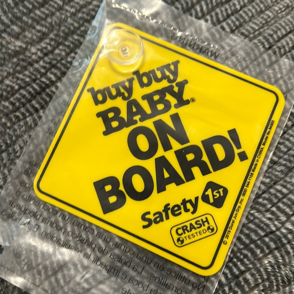 NEW baby on board